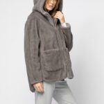 MARGO FAUX MINK HOODED COAT