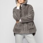 MARGO FAUX MINK HOODED COAT