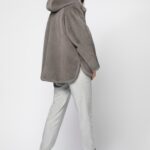 MARGO FAUX MINK HOODED COAT