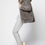 MARGO FAUX MINK HOODED COAT