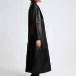 ASTRID LONG LEATHER COAT