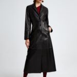 ASTRID LONG LEATHER COAT