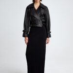 HATTI EMBOSSED LEATHER JACKET