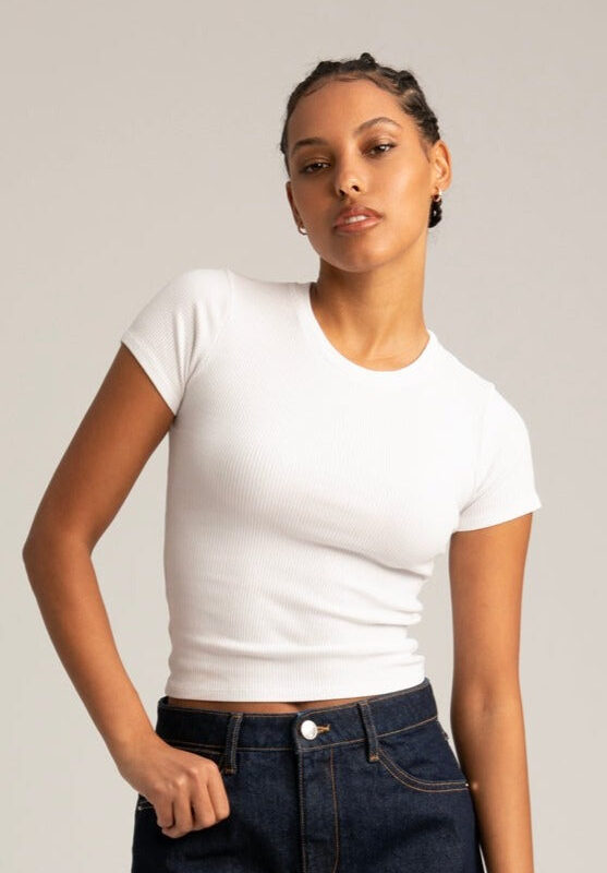 RIB BABY TEE