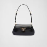 BRUSHED LEATHER SHOULDER BAG