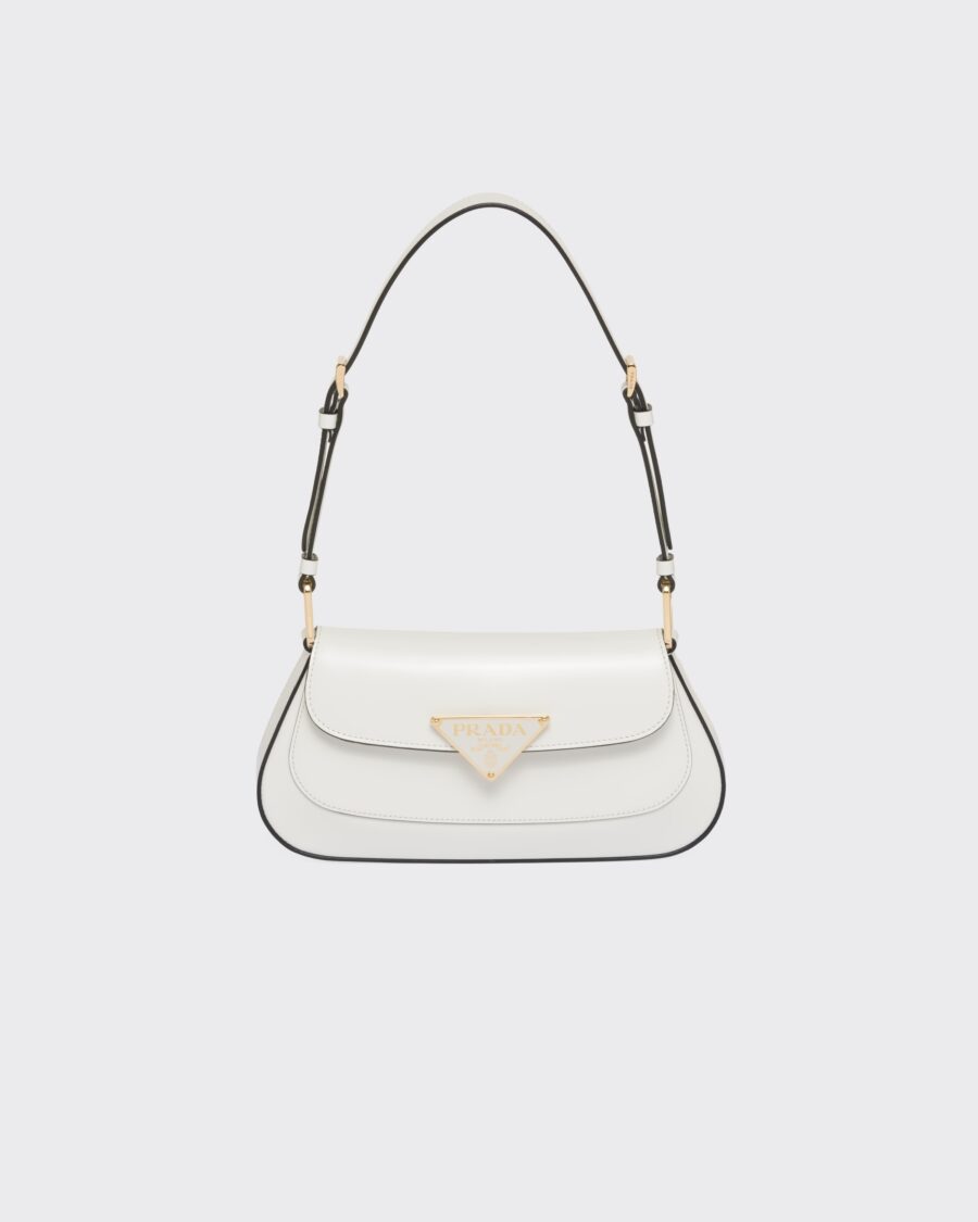 BRUSHED LEATHER SHOULDER BAG