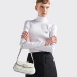 BRUSHED LEATHER SHOULDER BAG