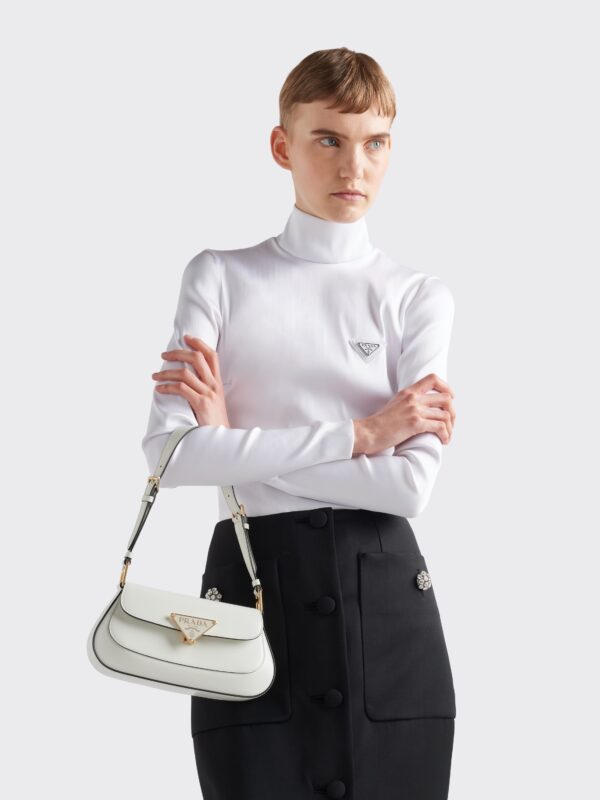 BRUSHED LEATHER SHOULDER BAG