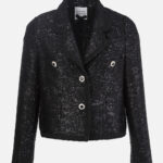 SHORT BLACK SEQUIN JACKET