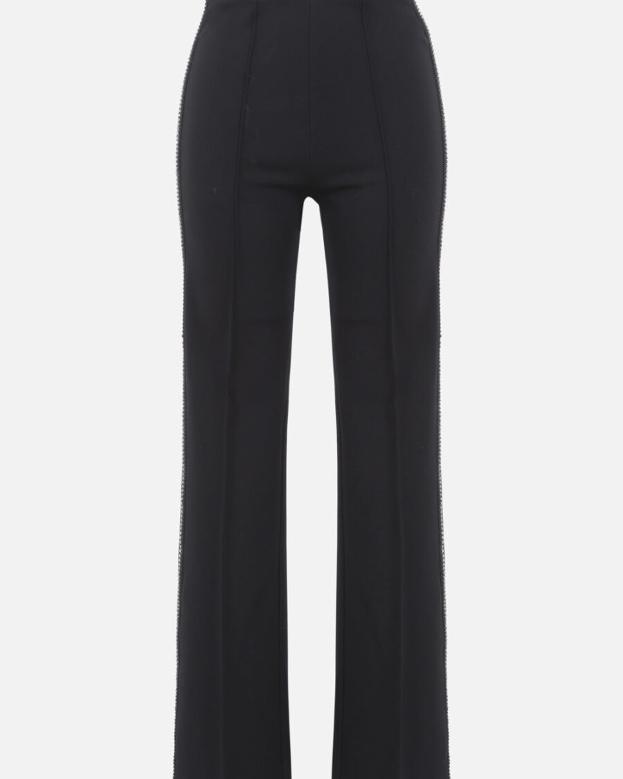 HIGH-WAISTED EMBELLISHED PANTS