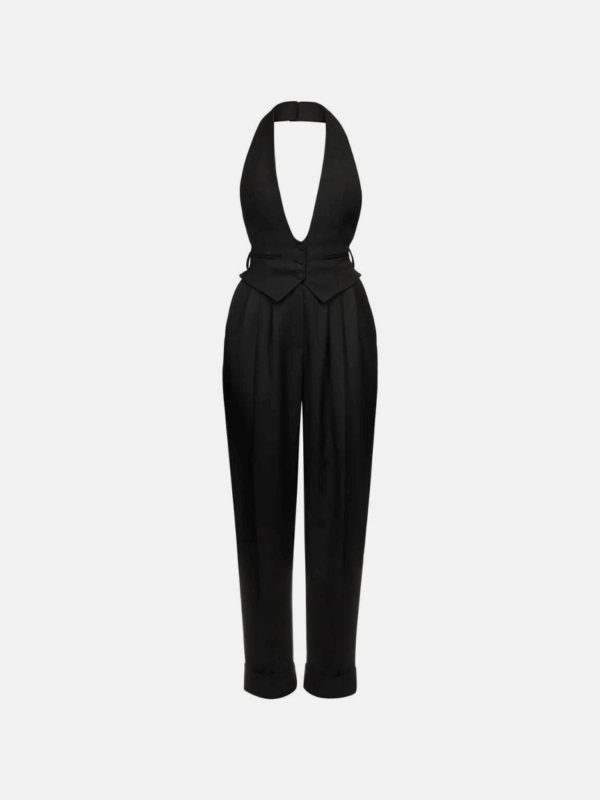 COUTURE VEST JUMPSUIT