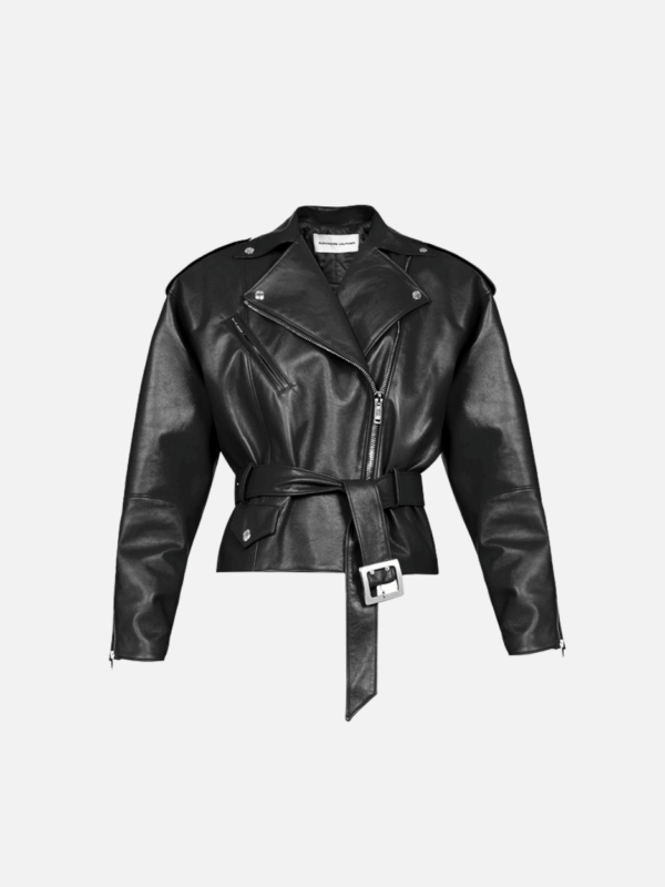 LEATHER BIKER JACKET