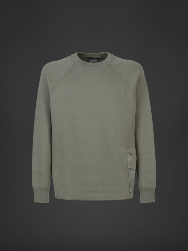 Metropolis Series Double Mixed Pocket Sweater