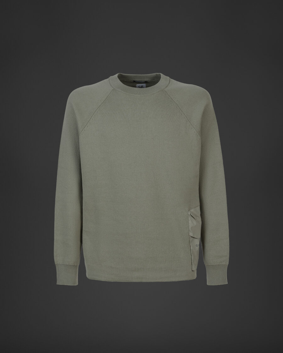 Metropolis Series Double Mixed Pocket Sweater