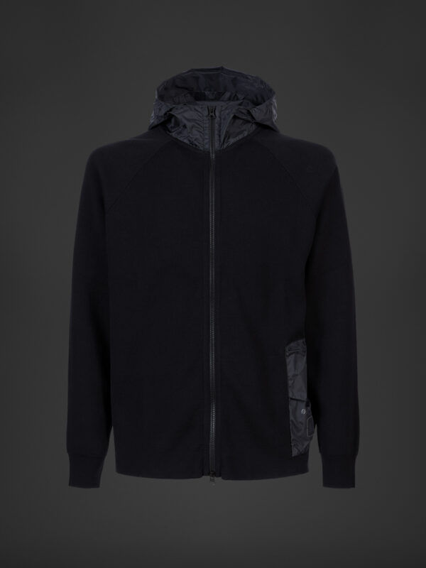 Metropolis Series Double Mixed Zipped Hoodie