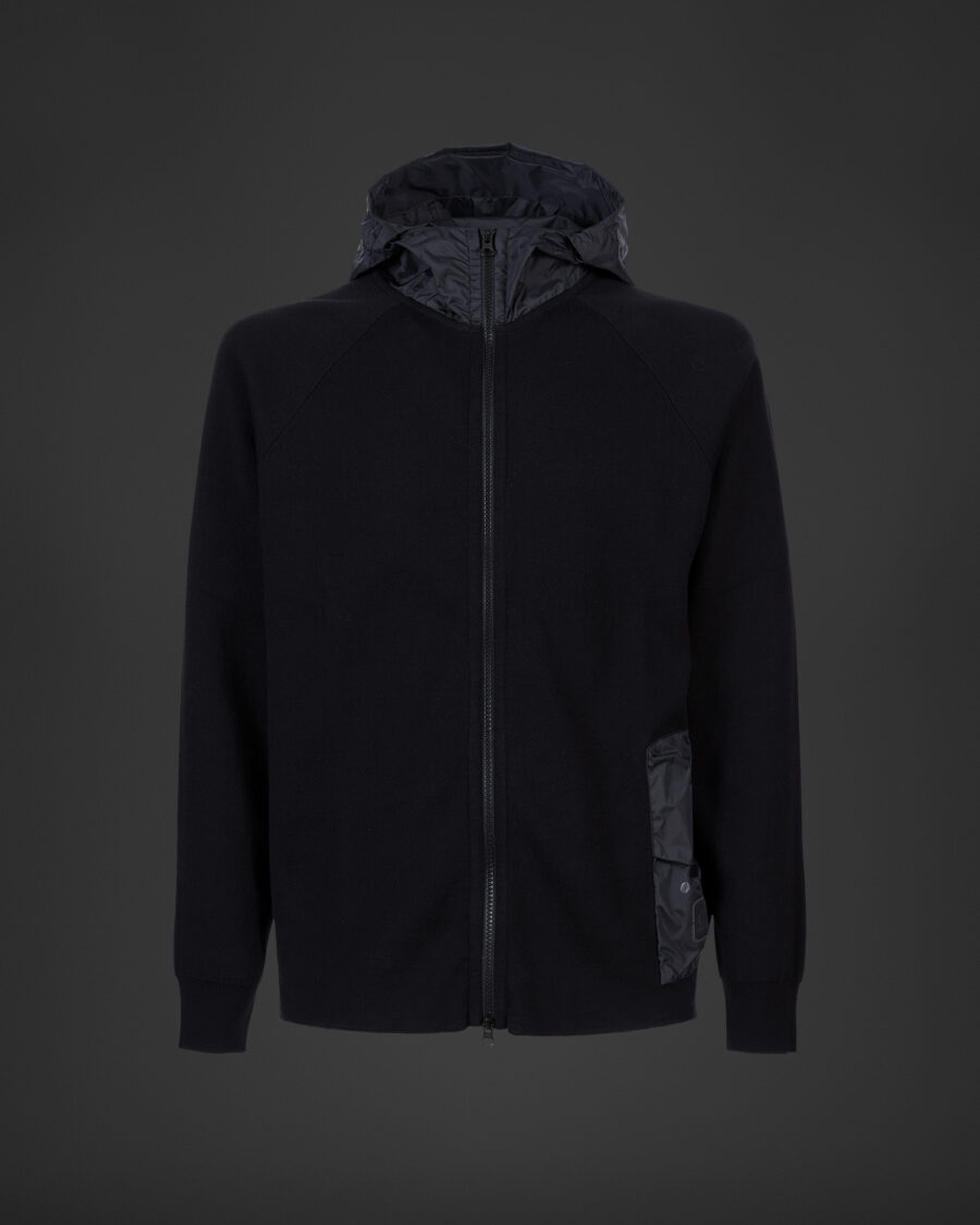 Metropolis Series Double Mixed Zipped Hoodie