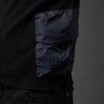 Metropolis Series Double Mixed Zipped Hoodie