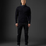 Metropolis Series Double Mixed Zipped Hoodie