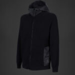 Metropolis Series Double Mixed Zipped Hoodie