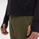 Diagonal Raised Fleece Zipped Sweatshirt