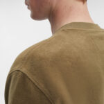 Reverse Brushed & Emerized Diag. Fleece Sweatshirt