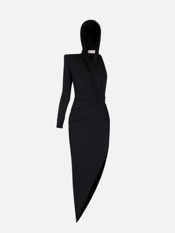 HOODED MAXI DRESS