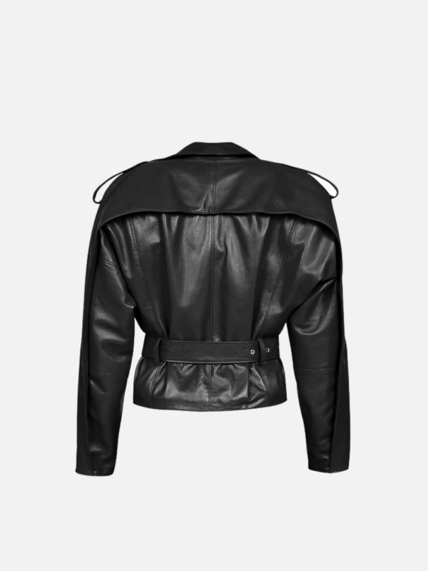 LEATHER BIKER JACKET