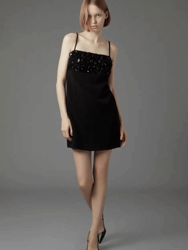 MINI DRESS WITH SEQUINS