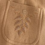 TWO-BUTTON JACKET WITH EMBROIDERY