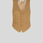 WOOL WAISTCOAT WITH EMBROIDERY