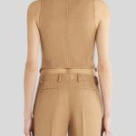 WOOL WAISTCOAT WITH EMBROIDERY