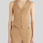 WOOL WAISTCOAT WITH EMBROIDERY