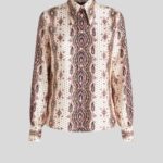 PRINTED SILK TWILL SHIRT