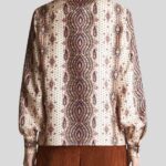 PRINTED SILK TWILL SHIRT