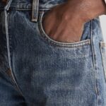 JEANS WITH EMBROIDERED POCKETS