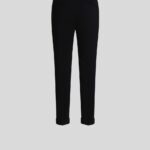 CIGARETTE TROUSERS WITH TURN-UP