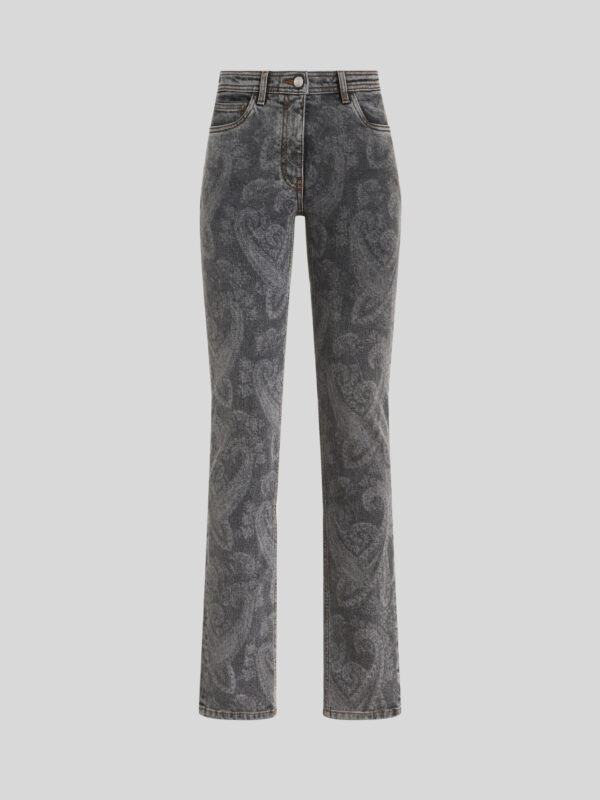 SKINNY JEANS WITH PAISLEY