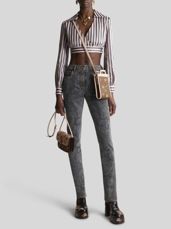 SKINNY JEANS WITH PAISLEY