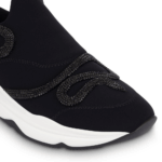 MORGANA BLACK WITH RHINESTONES SNEAKER 20