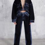 LU FLOCK FILM FITTED DENIM