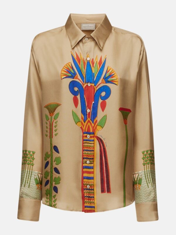 ALOE ORGANIC SILK LONG SLEEVE SHIRT