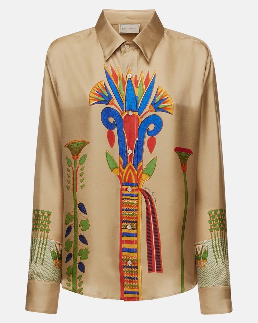 ALOE ORGANIC SILK LONG SLEEVE SHIRT