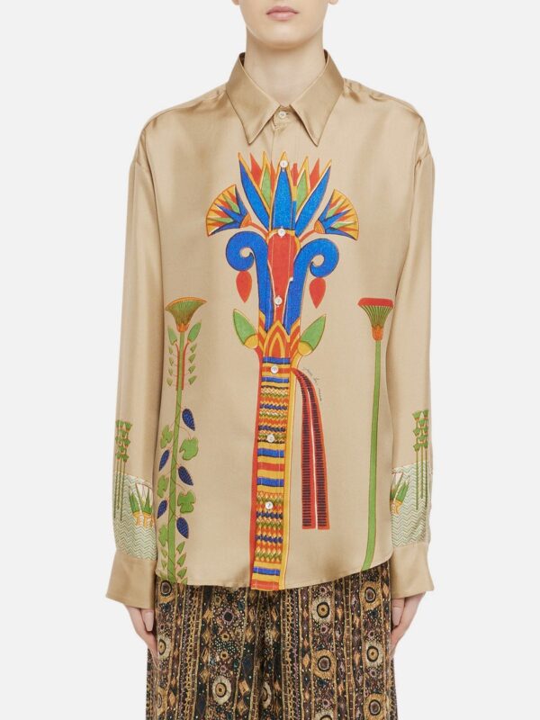 ALOE ORGANIC SILK LONG SLEEVE SHIRT