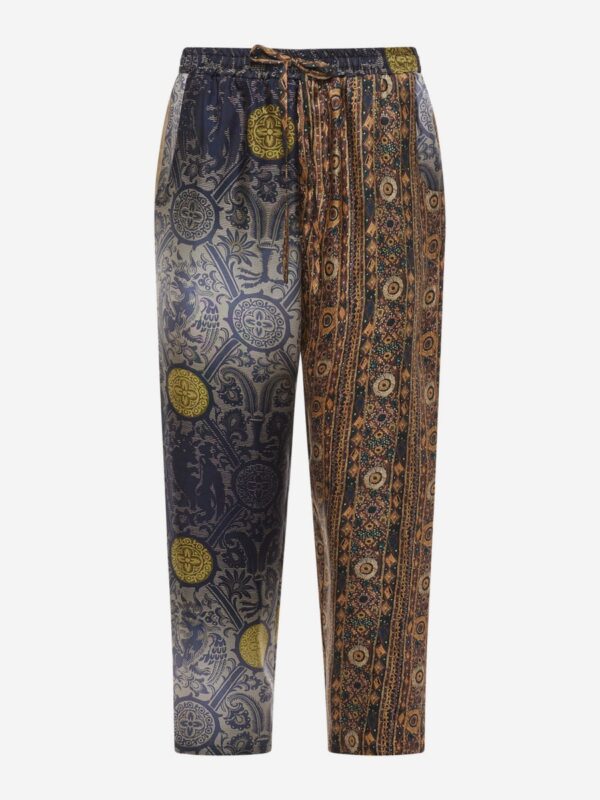 ALOE SILK TROUSERS