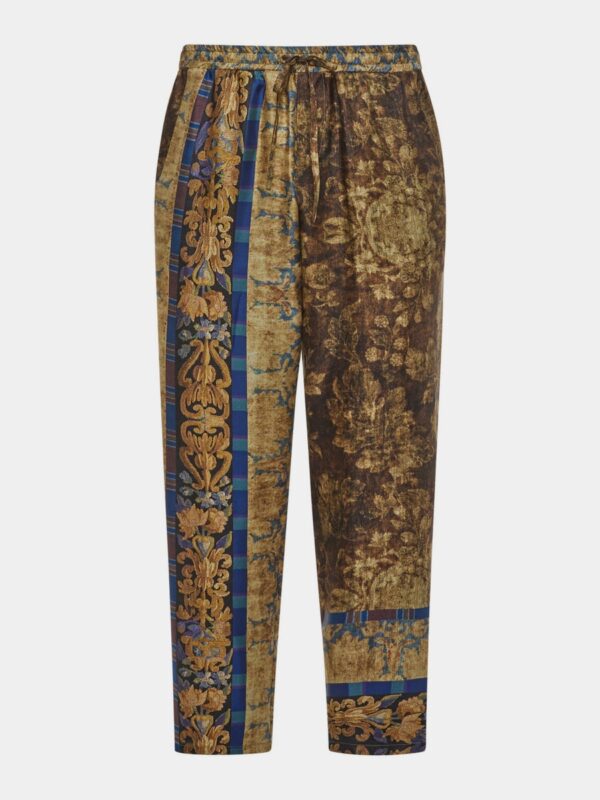 ALOE SILK TROUSERS