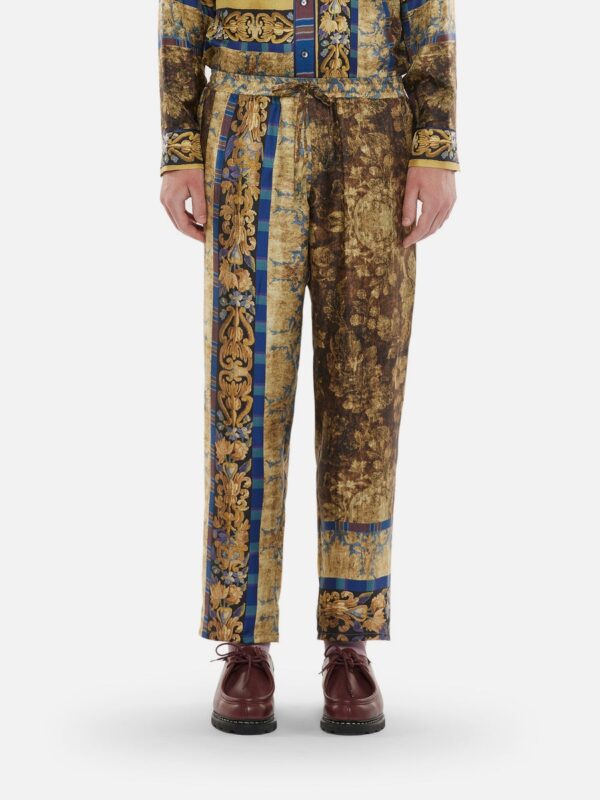ALOE SILK TROUSERS