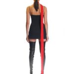 TULLE SCARF MINI DRESS