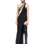 CRYSTAL SCARF GOWN