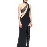 CRYSTAL SCARF GOWN