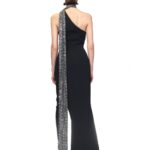 CRYSTAL SCARF GOWN